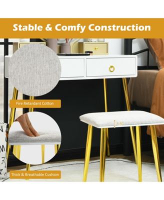 Vanity Table Set with Mirror