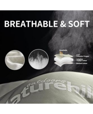 Sleeping Bag for Adults with Hood, Hollow Cotton Sleeping Bag, Waterproof Spliceable Sleeping Bags for Camping, Hiking, Traveling- Left