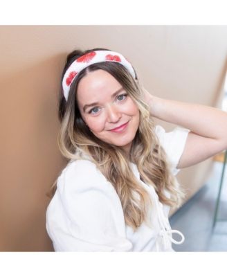 Traditional Headband - Beaded Hearts