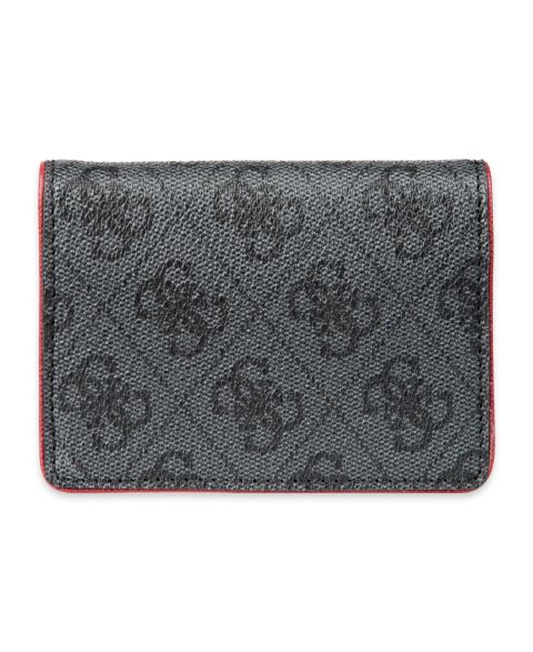 GUESS Men's RFID Quatro G Gusset Card Case Wallet
