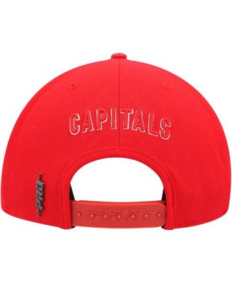 Men's Red Washington Capitals Core Classic Logo Snapback Hat