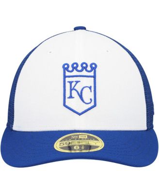 Men's Royal/White Kansas City Royals 2023 On-Field Batting Practice Low Profile 59FIFTY Fitted Hat