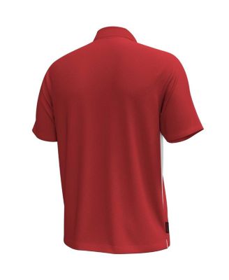 Men's Red Wisconsin Badgers Title Performance Polo Shirt