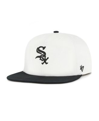 Men's White/Black Chicago White Sox Foundation Captain Snapback Hat