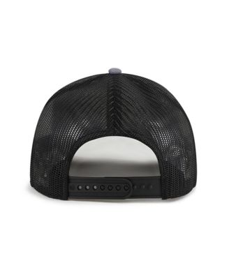 Men's Charcoal Houston Astros Carbon Rope Trucker Adjustable Hat