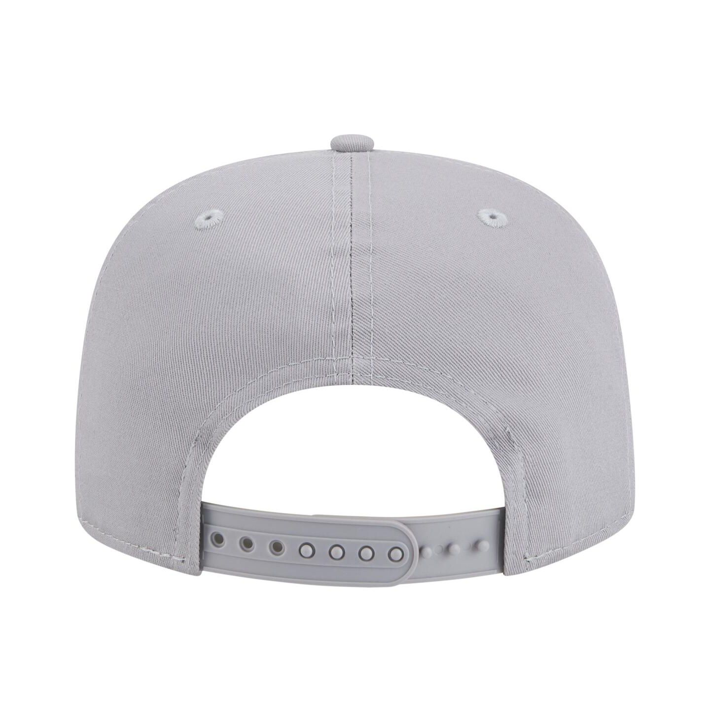 Мужская кепка New Era Gray Boston Celtics Throwback Property Of Golfer Snapback Hat — фото 4