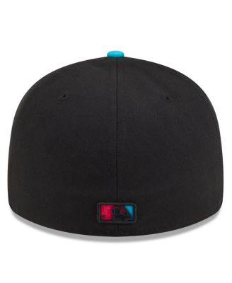 Men's Black/Pink Miami Marlins 2025 City Connect Low Profile 59FIFTY Fitted Hat