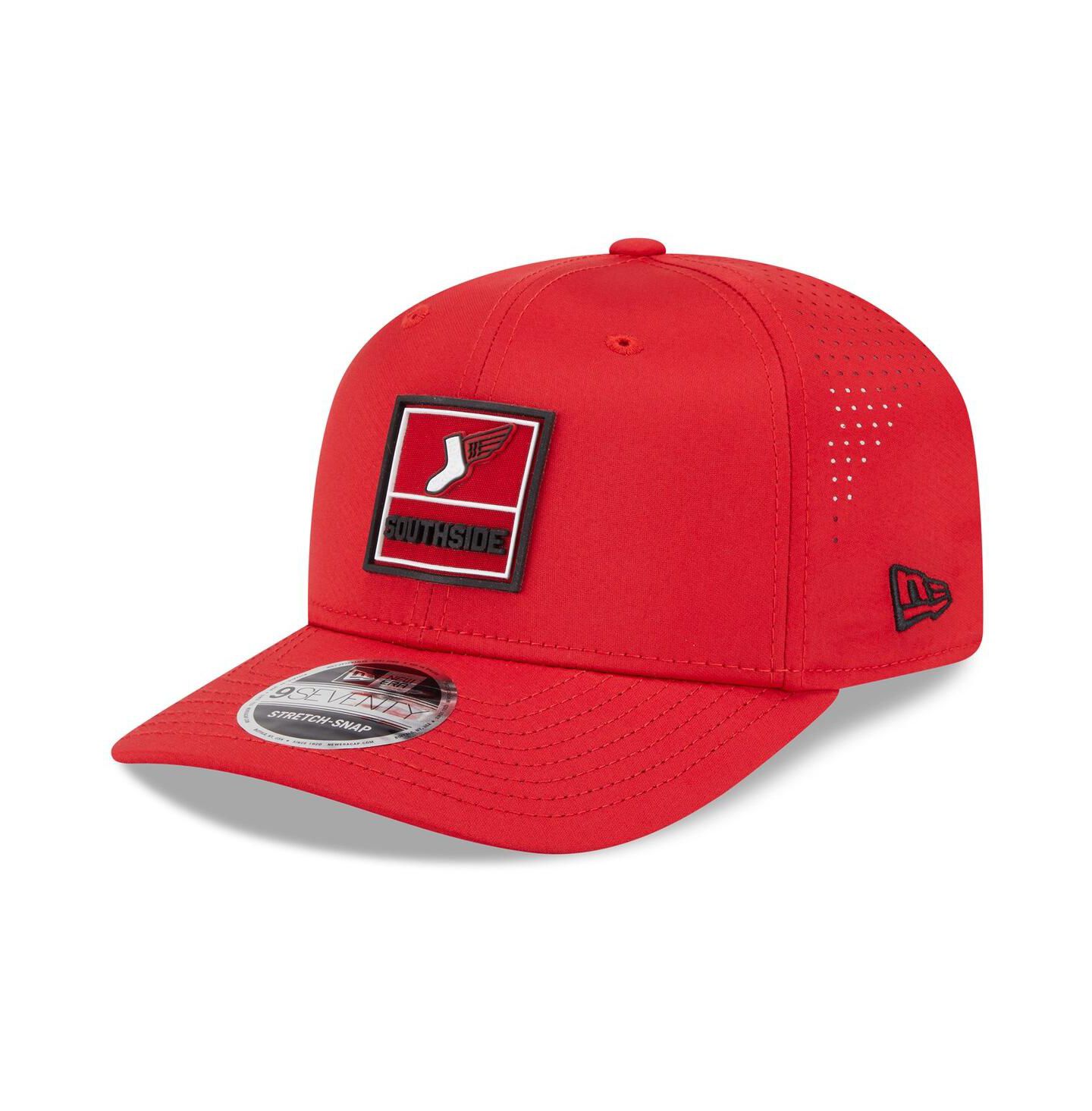 Мужские головные уборы New Era Red Chicago White Sox 2025 City Connect Fan Pack 9SEVENTY Adjustable Hat — фото 1