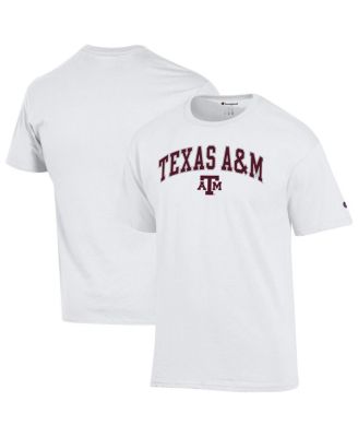 Champion - Men's White Texas A&M Aggies Arched Logo T-Shirt