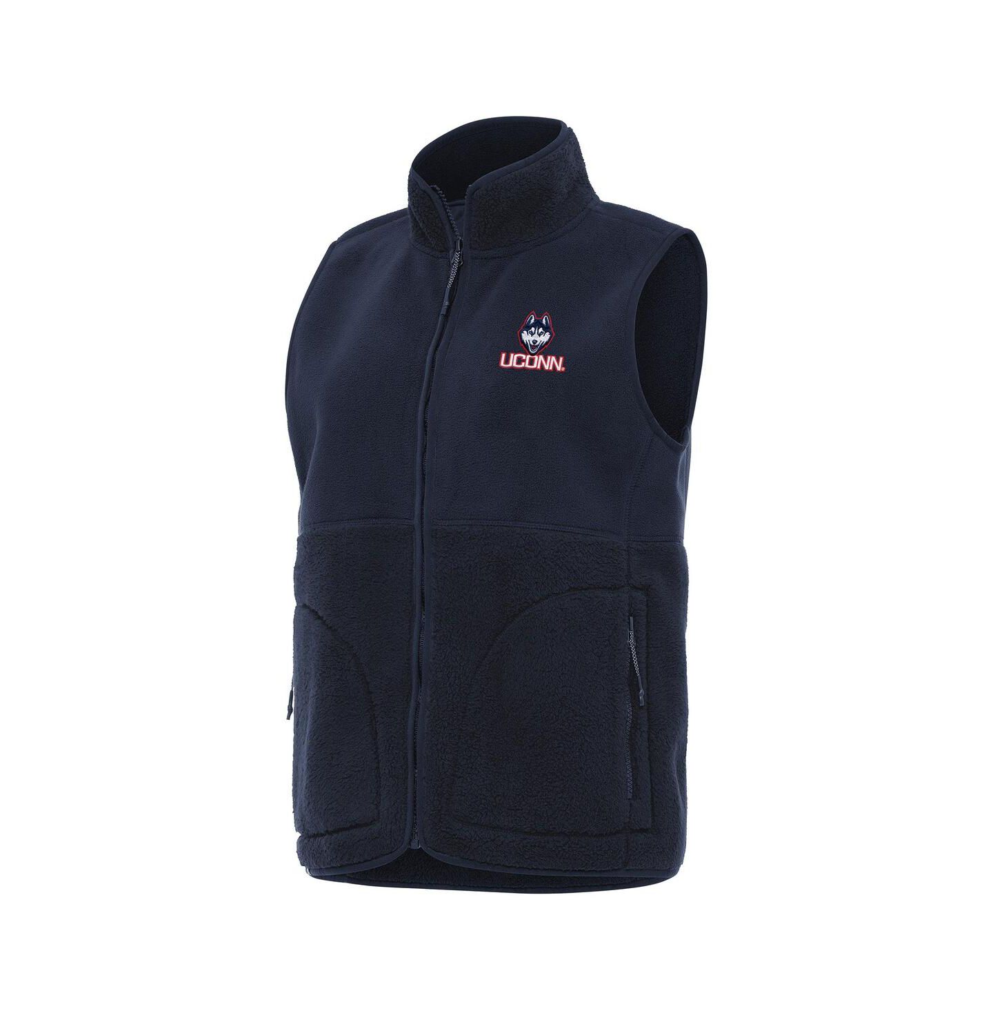 Женский жилет Antigua Navy UConn Huskies Nostalgic Full-Zip Vest — фото 1