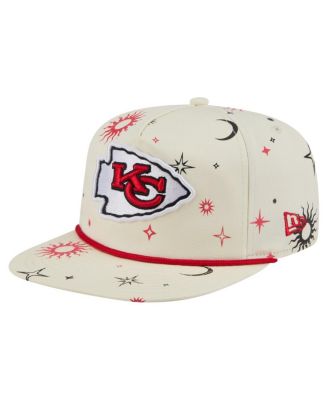 New Era - Men's Cream Kansas City Chiefs Celestial Golfer Adjustable Hat