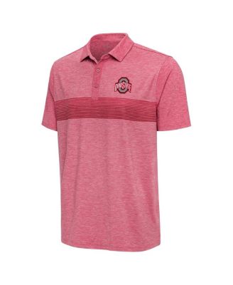 Men's Scarlet Ohio State Buckeyes Dashing Polo Shirt