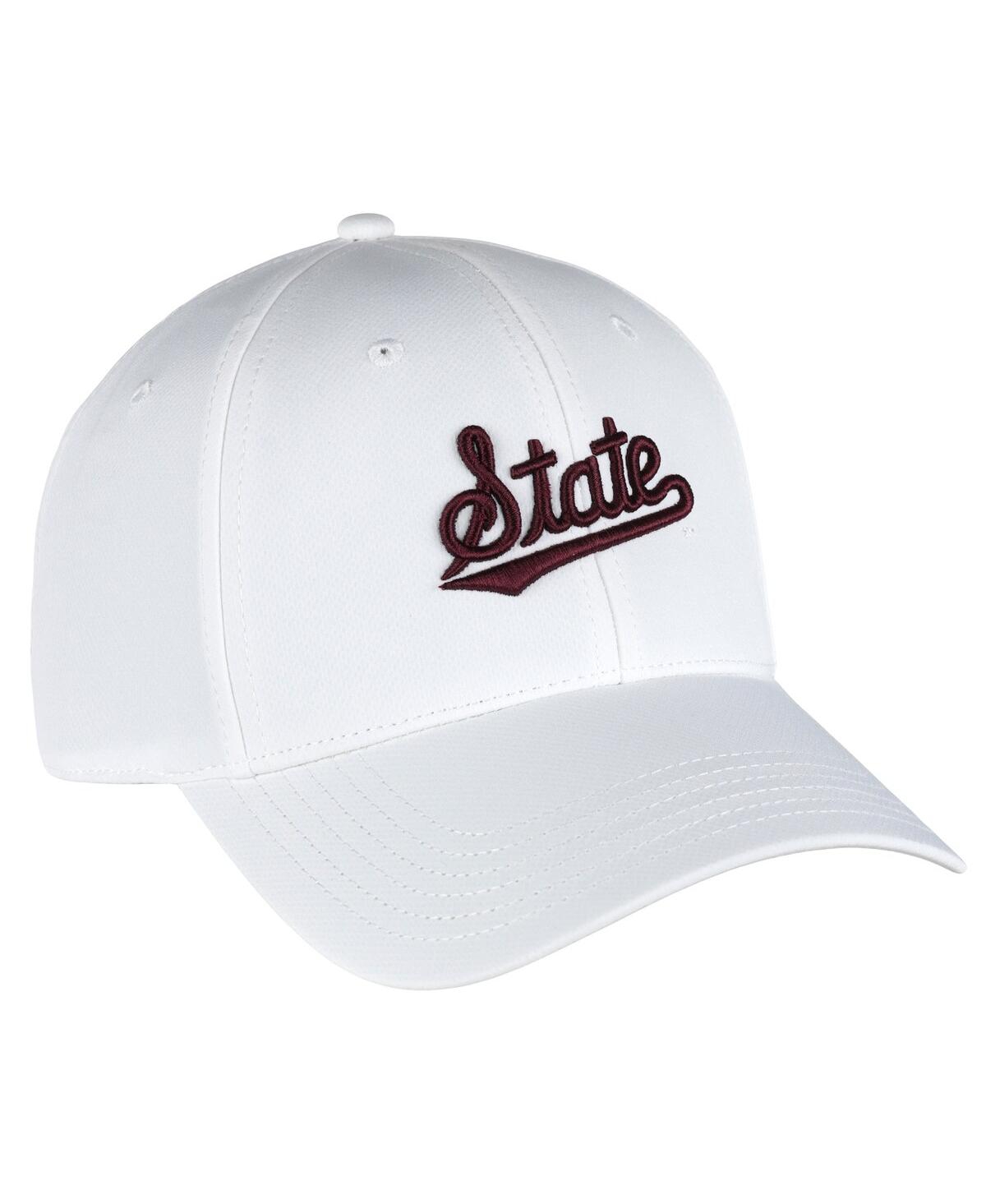 Men's White Mississippi State Bulldogs Stratus Aerosphere Adjustable Hat - White