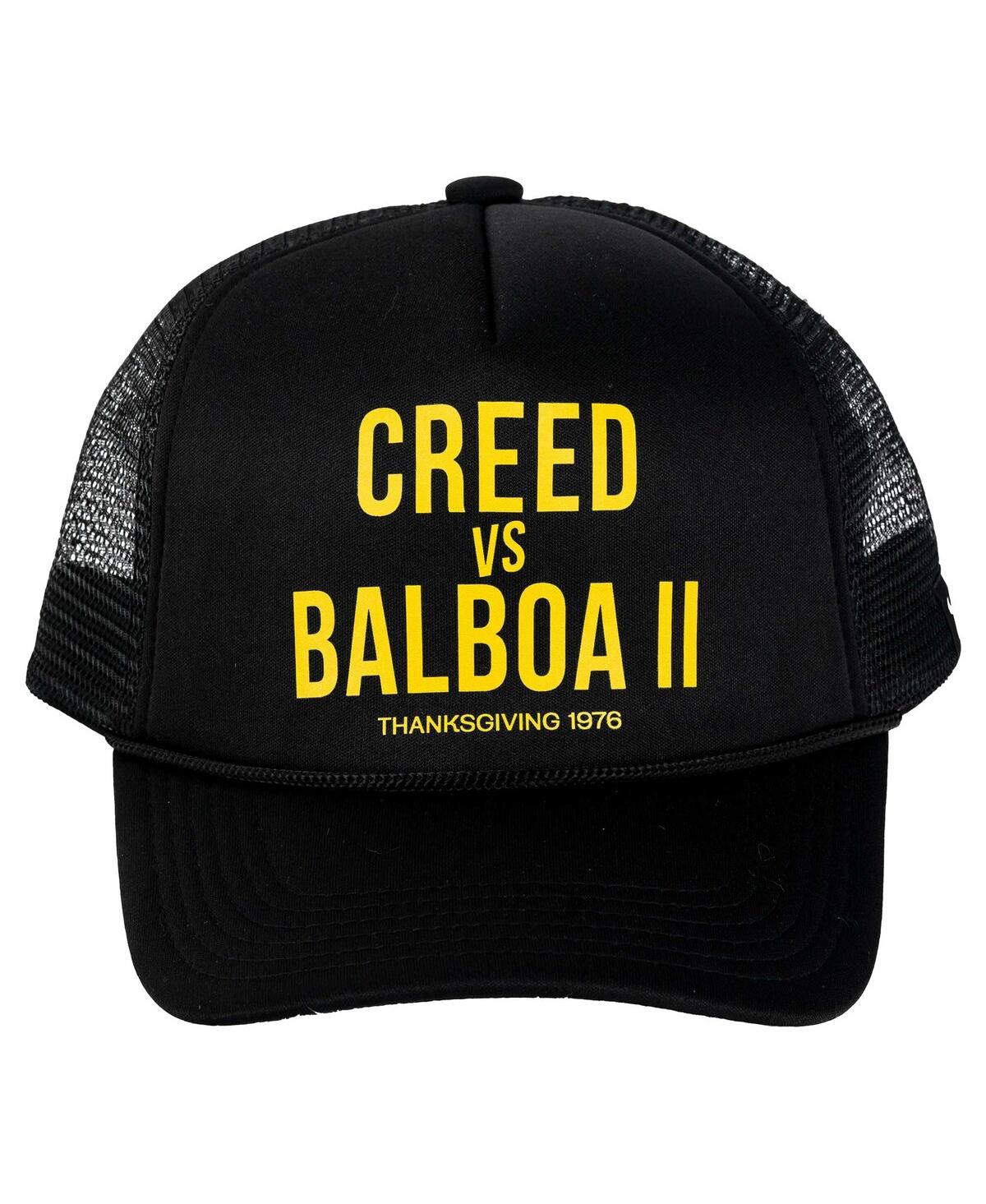 Men's and Women's Black Rocky Rematch Of The Century Trucker Adjustable Hat - Black