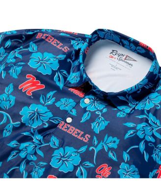 Men's Navy Ole Miss Rebels Performance Polo Shirt