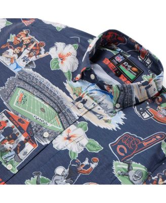 Men's Navy Chicago Bears Scenic Button-Down Shirt