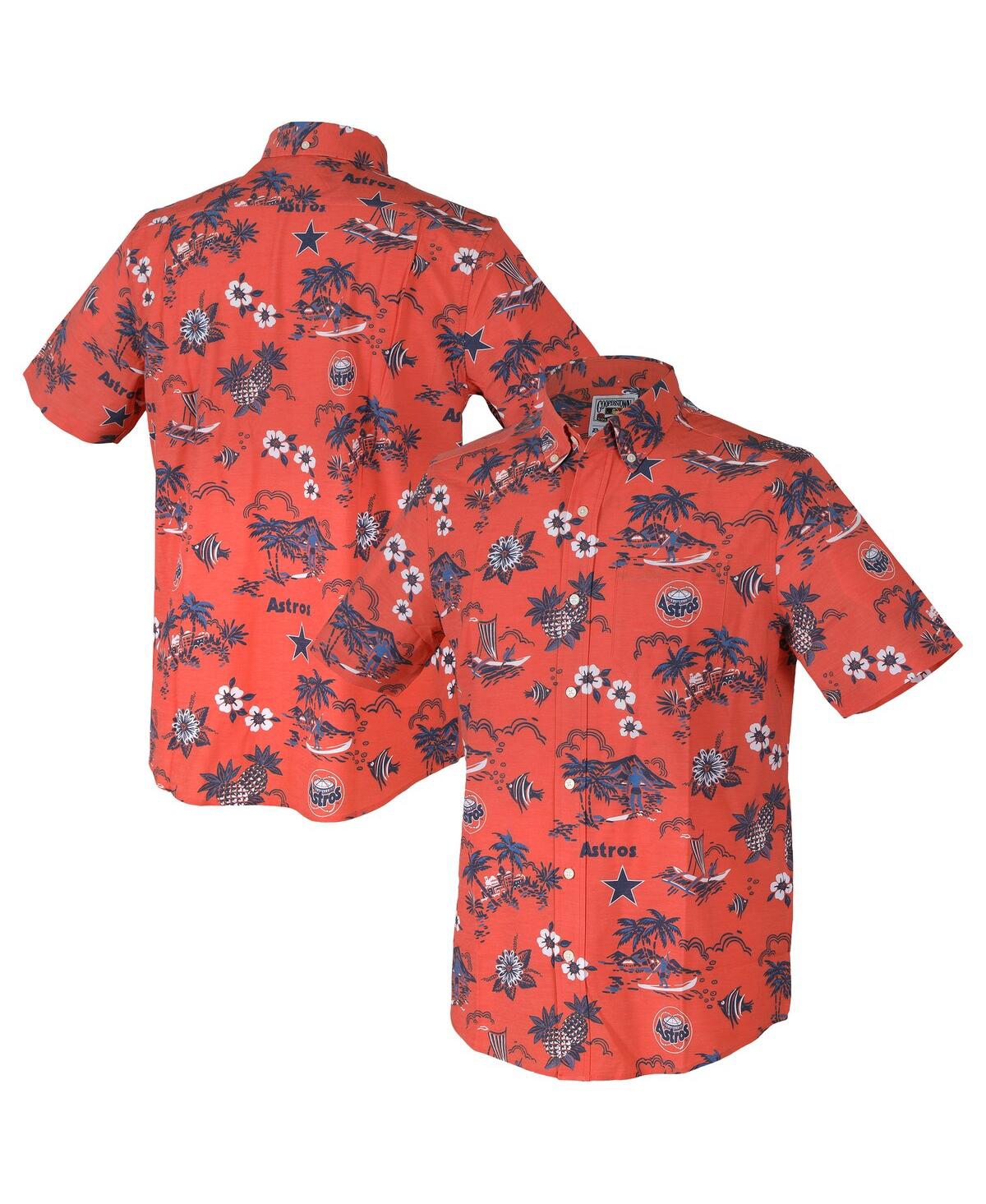 Men's Orange Houston Astros Kekai Button-Down Shirt - Orange