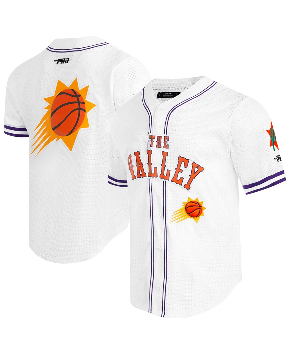 Men's White Phoenix Suns 2024/25 City Edition Mesh Baseball Jersey - White