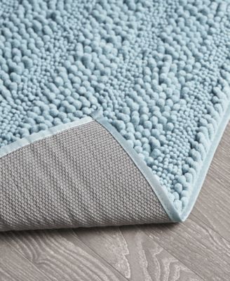 Laura Ashley Astor Chenille Bath Mat, 27" x 45"
