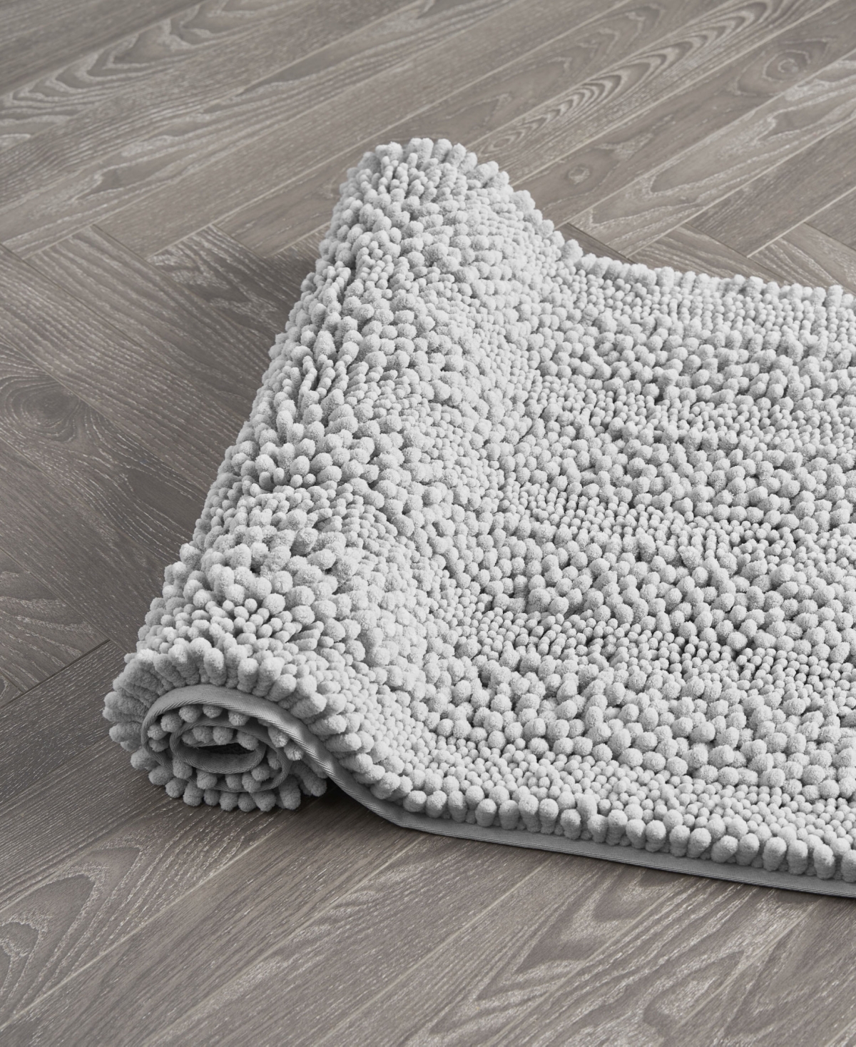 Laura Ashley Astor Chenille Bath Mat, 27" X 45"