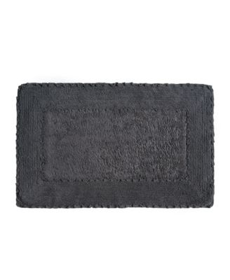 Cotton Ruffled Bath Rug, 27" x 45"