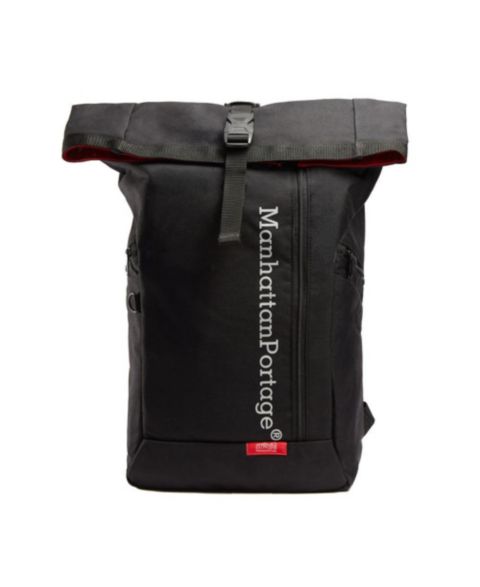 Рюкзак Manhattan Portage Reflective Pace Roll Top Buckle, цвет: Чёрный