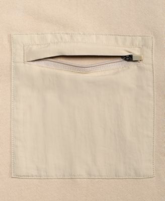 Men's Mixed Relaxed-Fit French Terry Pocket T-Shirt