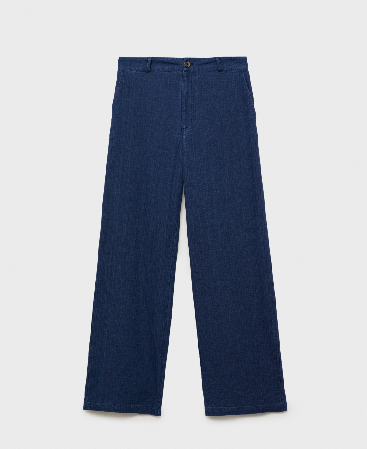 Mango High Waist Flowy Jeans
