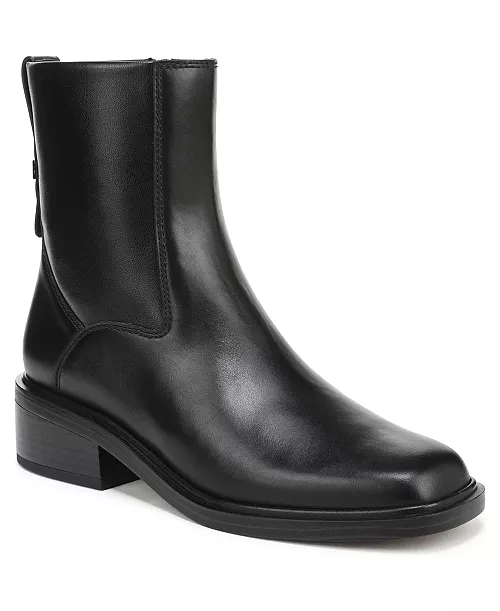 Franco Sarto Women's Gracely Block Heel Zip Short Boots