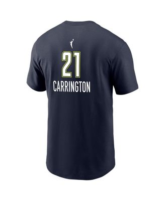 Men's Dijonai Carrington Navy Dallas Wings Explorer Edition Name Number T-Shirt
