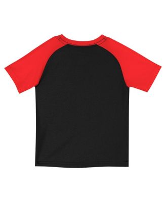 Little Boys and Girls 2-Piece Black/Red Chicago White Sox 2025 City Connect T-Shirt and Shorts Set