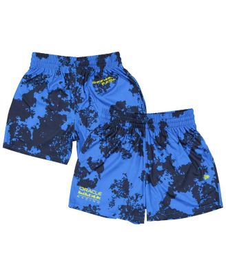 New Era - Men's Blue Red Bull Racing Graphic Soccer Shorts