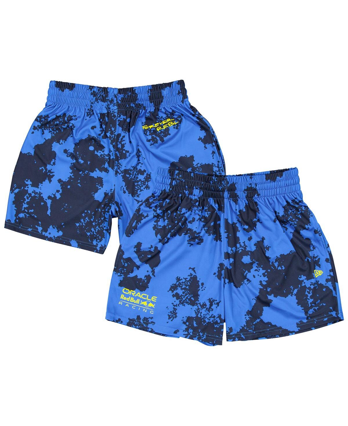 Men's Blue Red Bull Racing Graphic Soccer Shorts - Blue