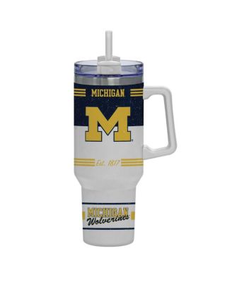Indigo Falls - Michigan Wolverines 40oz. Rocky Vintage Tumbler