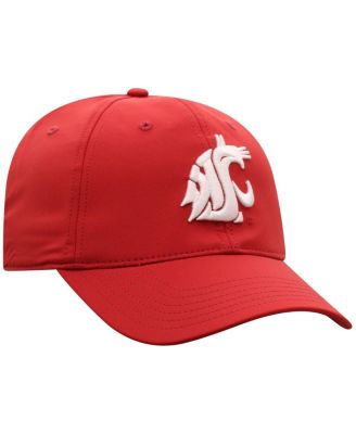 Men's Crimson Washington State Cougars Victory Trainer Adjustable Hat