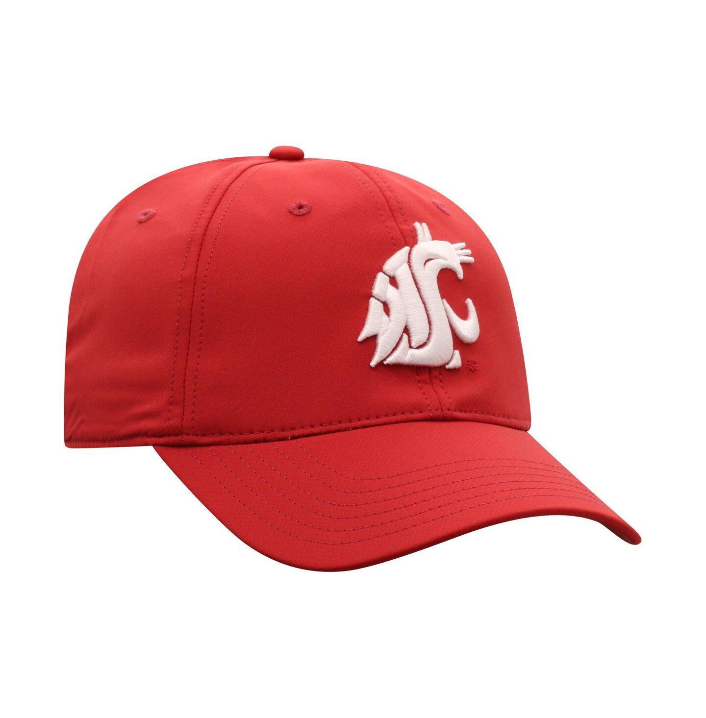Мужская шляпа Top of the World Crimson Washington State Cougars Victory Trainer Adjustable Hat — фото 2