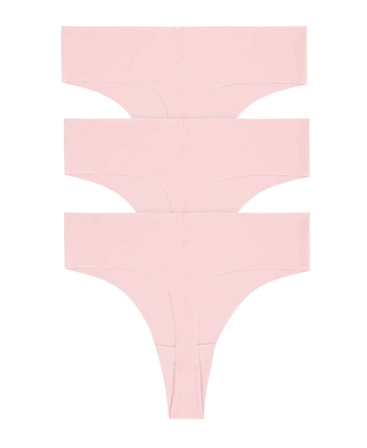 Women's Litewear Cut Anywear Thong Underwear 3 Pack - Pearl Cream