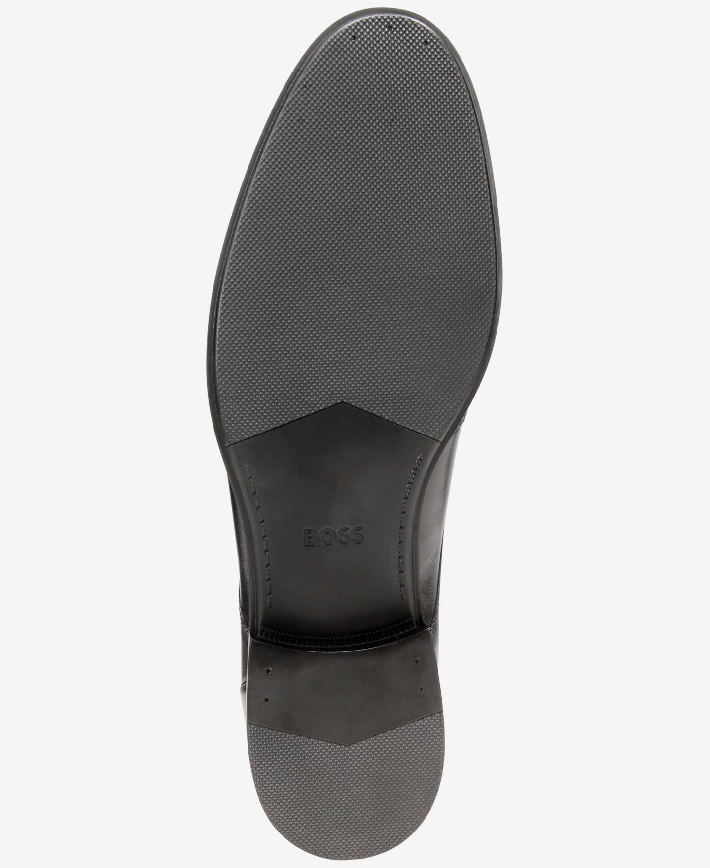 Обувь Hugo Boss Men's Colby Cap Toe Derby Dress Shoes, цвет: Чёрный — фото 4