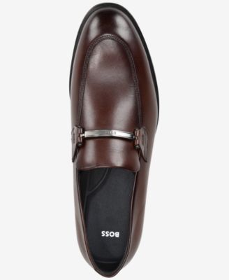 BOSS by Men's Colby Italian Leather Bit Loafers