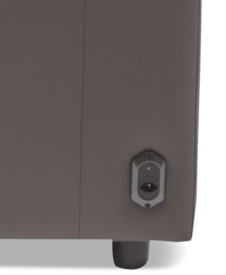 Thandler 5-Pc. Leather L Shape Sectional with 3 Power Recliners and 1 Storage Console