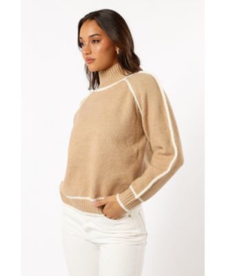 Women's Rylee Contrast Hem Knit Sweater