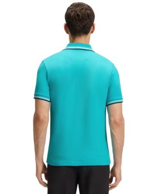 Men's Branded Slim-Fit Polo Shirt