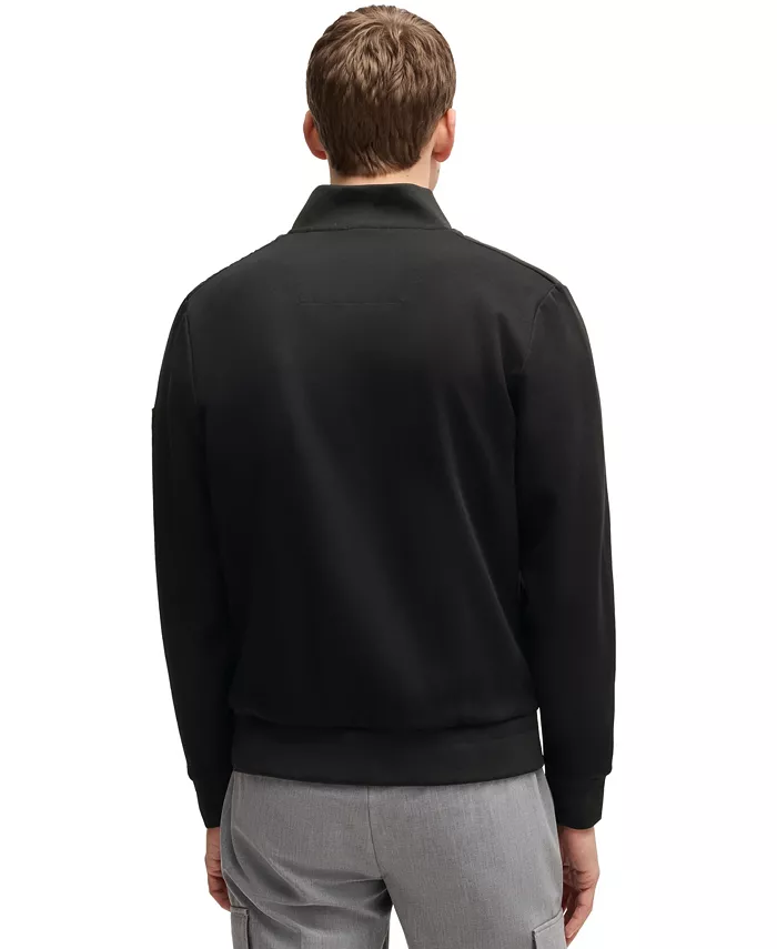 Men's Cotton-Blend Zip-Up Padded Jacket - thumbnail 3