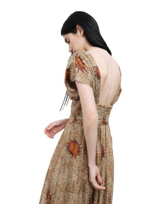 Women's Patterned Maxi Dress