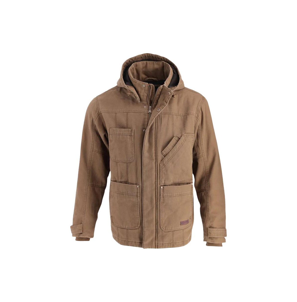 Men's Iron River Heavyweight Stone Washed Canvas Insulated Jacket - Tarmac