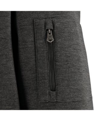 Big & Tall Water Repellent Snap Neck Performance Pullover Hoodie