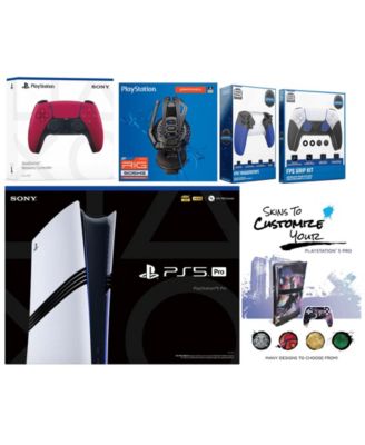 PlayStation 5 Pro 1TB Bundle Console with Extra Controller, Headset, Grip Kit, Decal Voucher & 1-Year Warranty