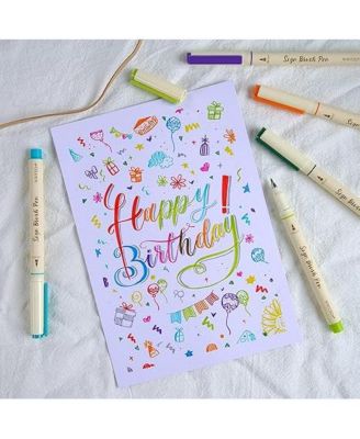 VIBRANT SIGN BRUSH SET 12CT