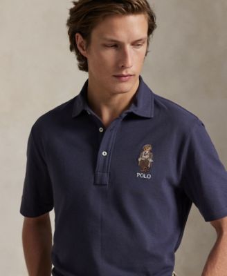 Men's Classic-Fit Polo Bear Mesh Polo Shirt