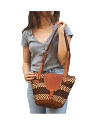 Waves on Earth Handmade Sisal Tote Bag